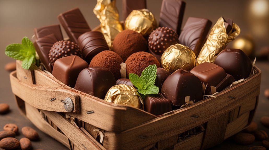 gourmet chocolate gift basket