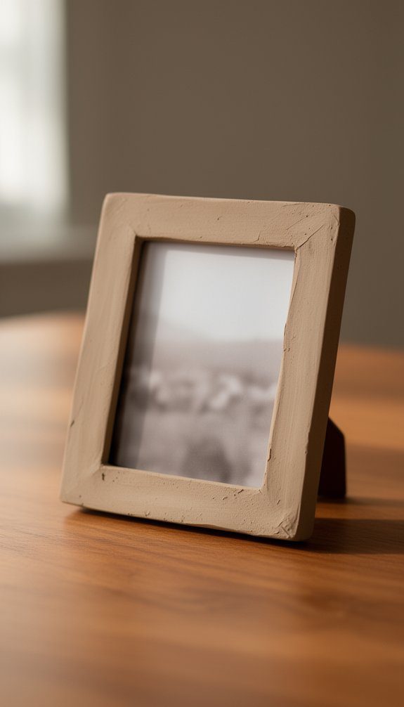 handmade customizable clay frame