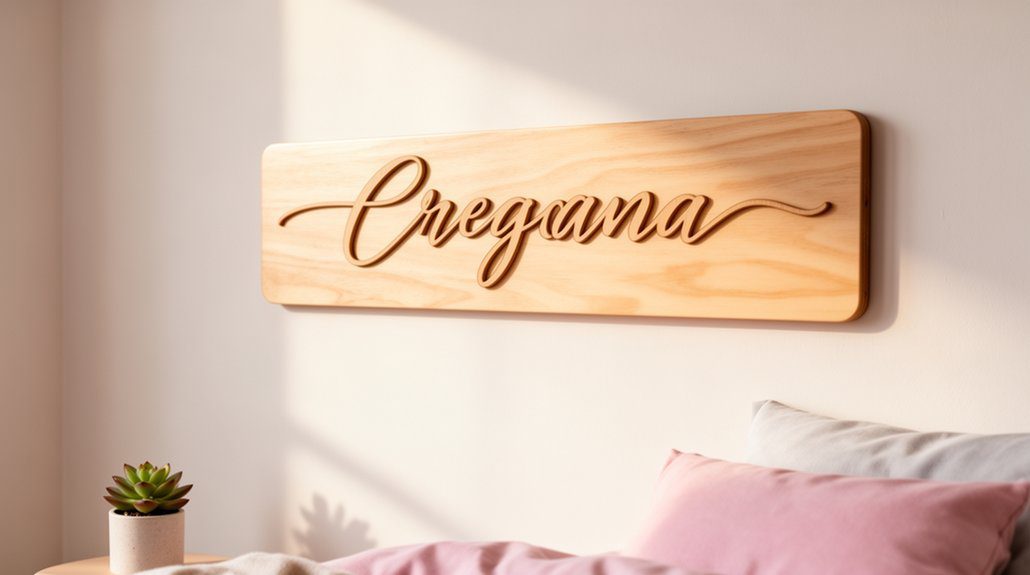handmade personalized name decor