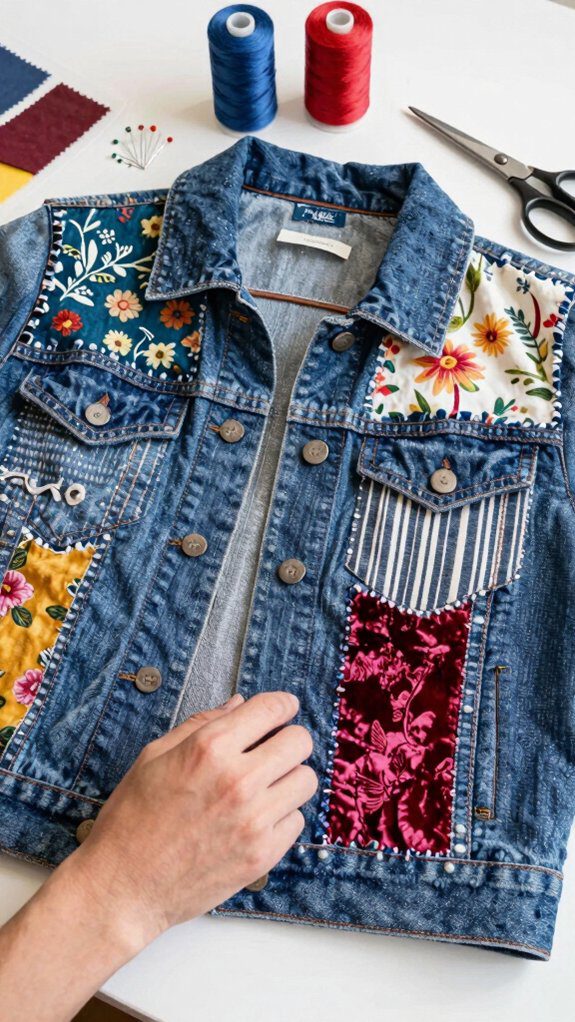 mixing textures for interest