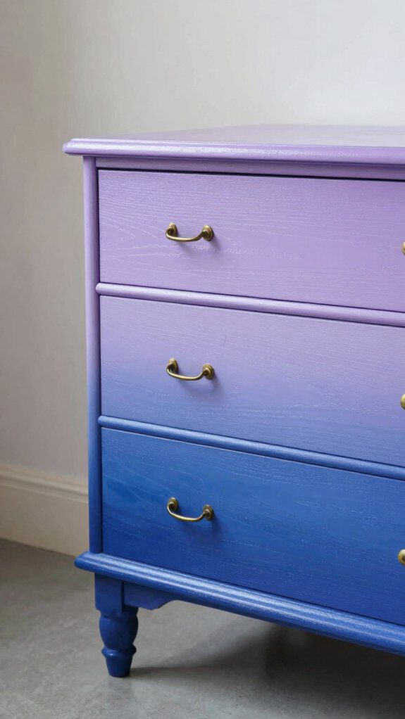 ombre furniture painting techniques