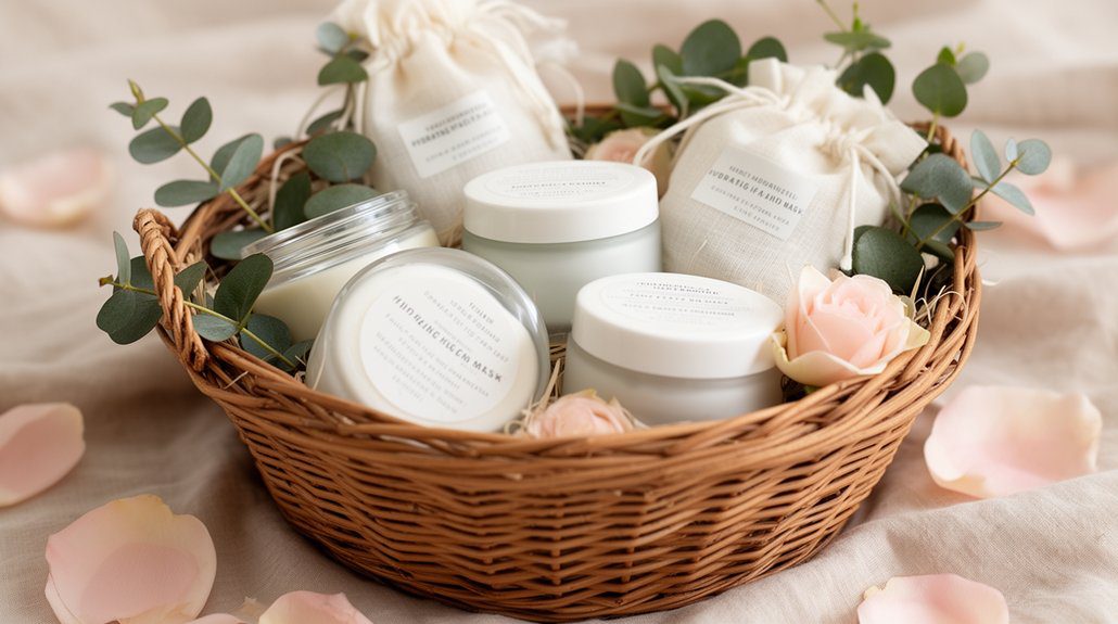 pampering skincare basket essentials