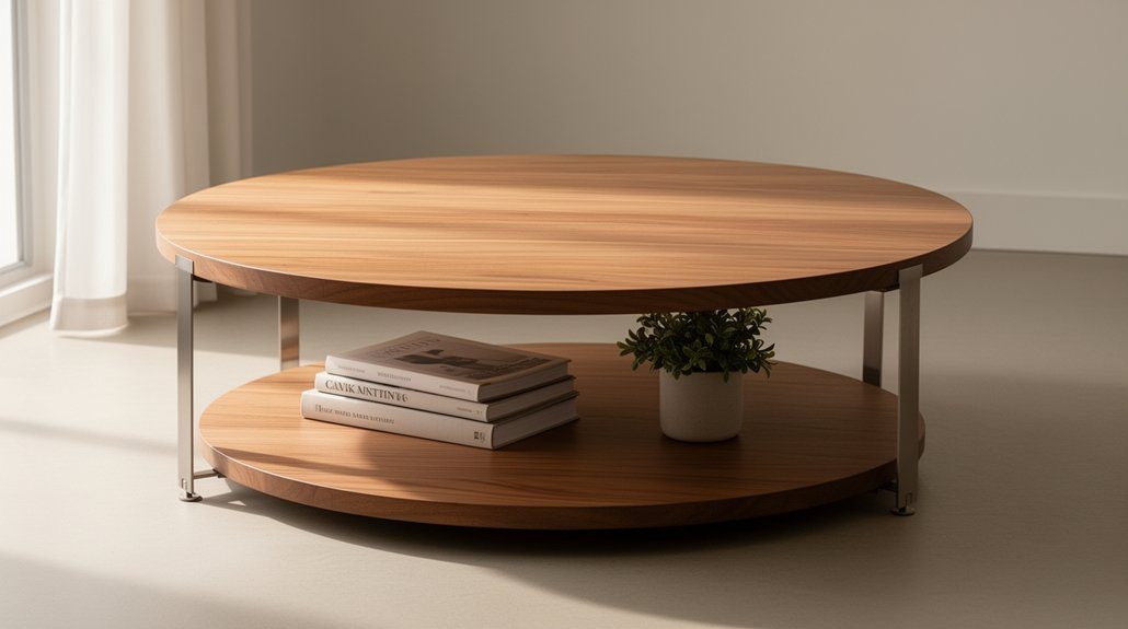 round coffee table design