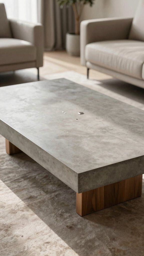 stylish durable concrete tables