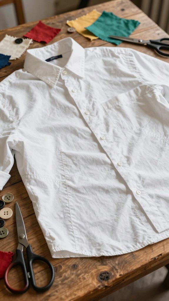 tailoring oversized button down shirts