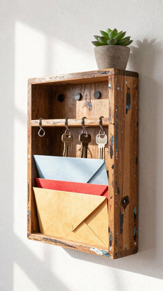 tidy mail station organizer