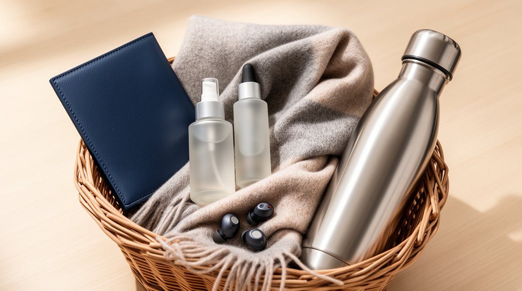 travel necessities gift basket