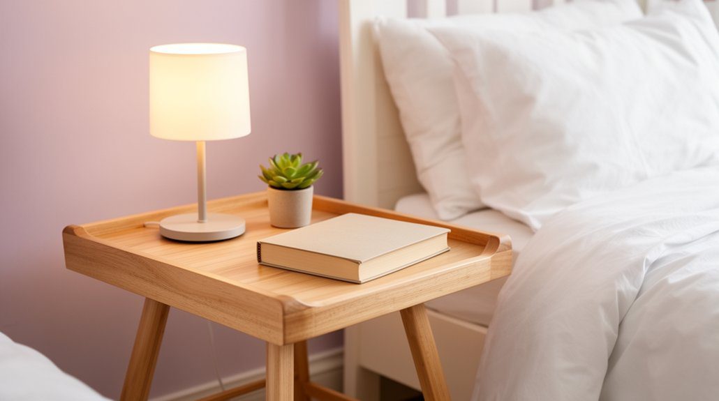 upcycled decorative bedside table