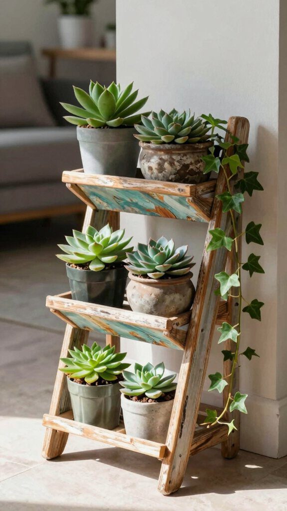 vertical plant display stand