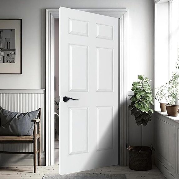 36x80 white raised door
