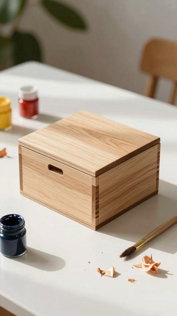 beginner friendly wooden box project