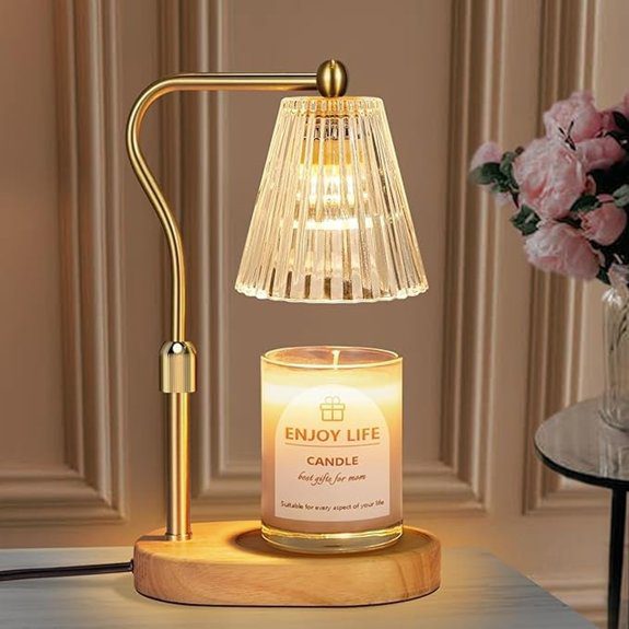 candle warmer lamp with timer