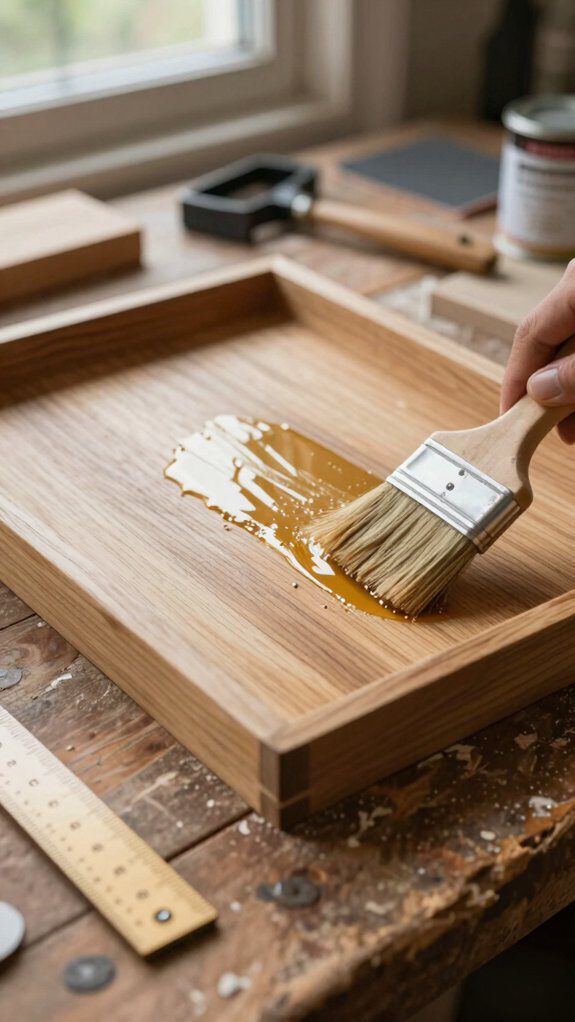 choose wax or stain