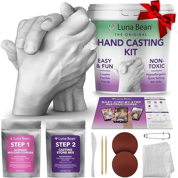couples hand casting kit