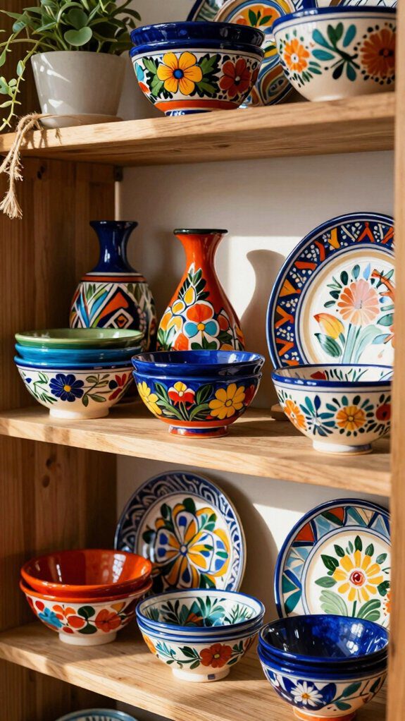creative pottery display ideas