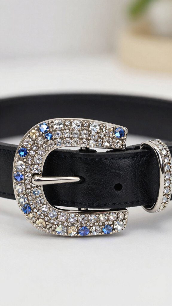 custom rhinestone belt buckle