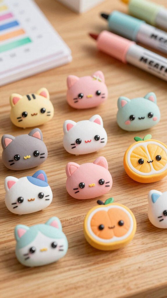 cute kawaii pencil toppers