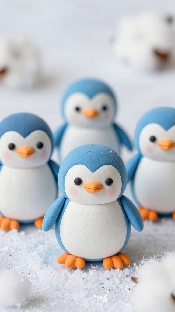 cute penguin craft project
