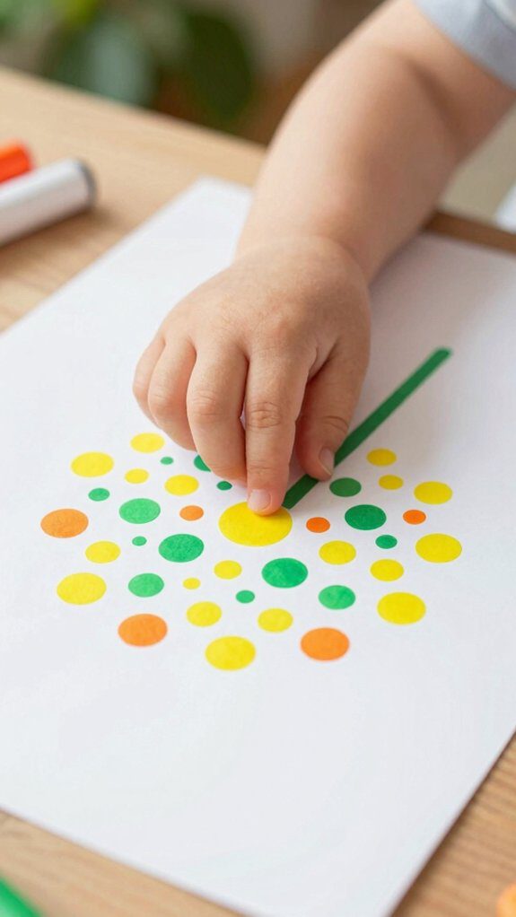 dandelion dot marker art