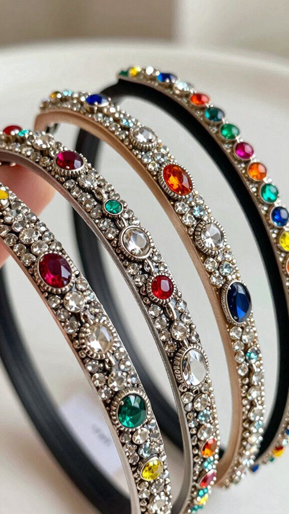 diy rhinestone hair accessories