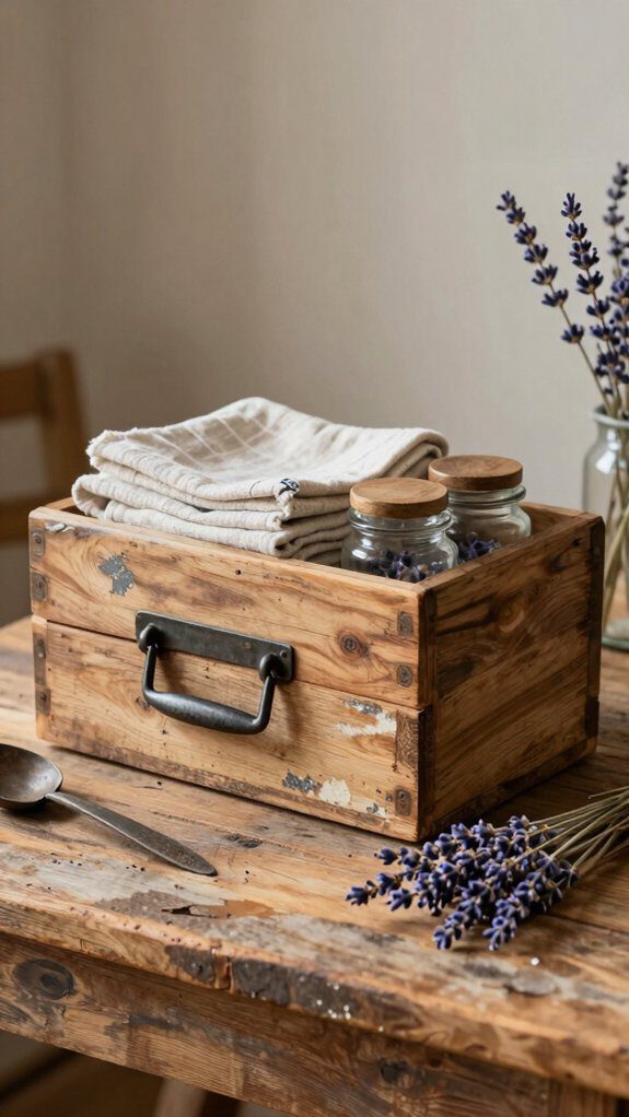 farmhouse wooden box project
