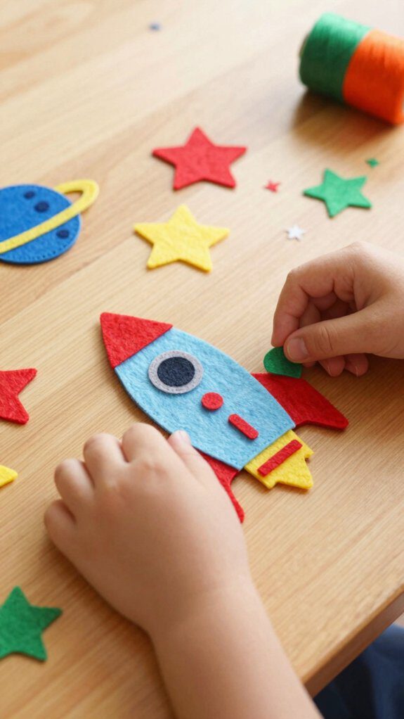 felt crafting inspires imagination