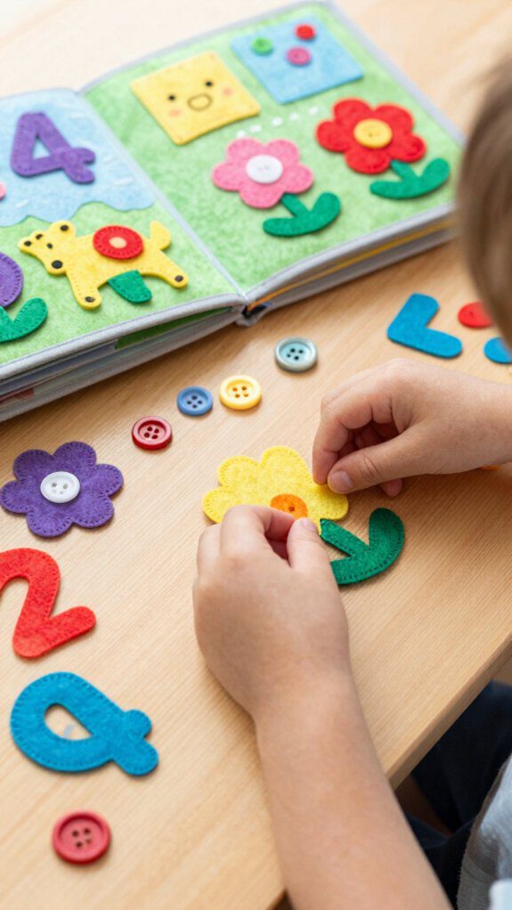 felt quiet book activities
