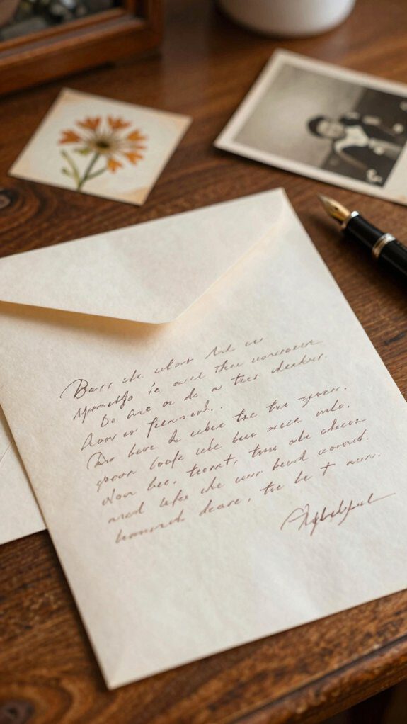 handwritten letter emotional keepsake