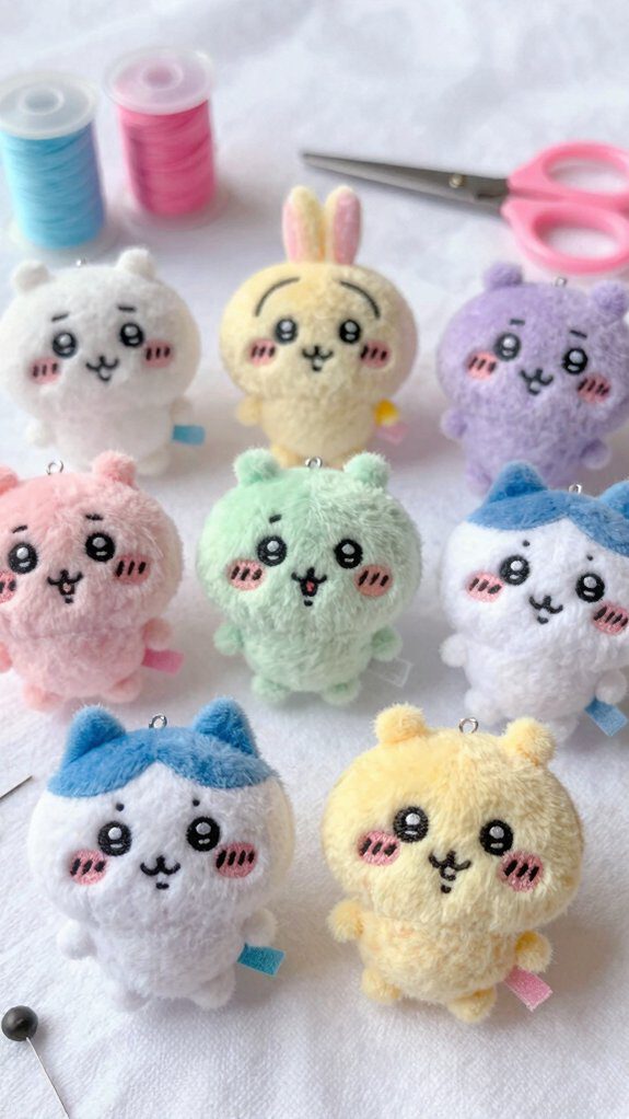 kawaii mini plushie crafting