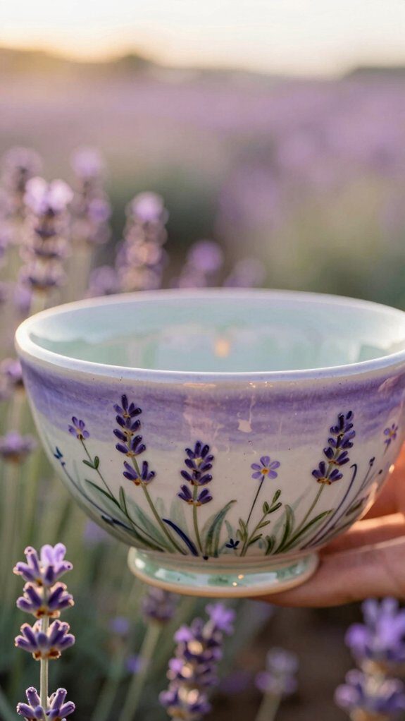 lavender meadow painted serenity