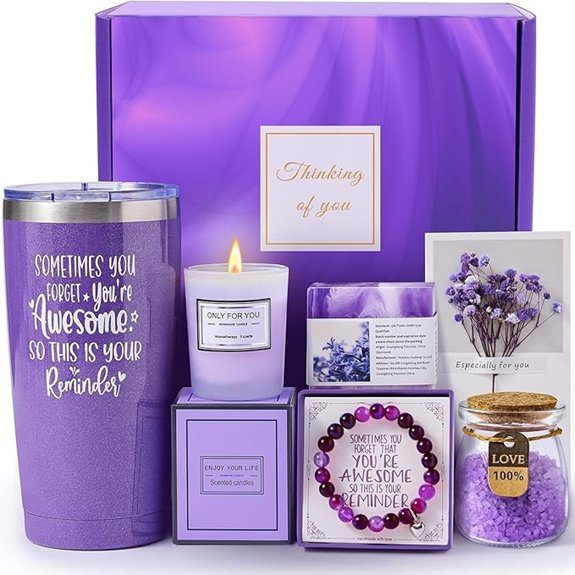 lavender spa gift basket