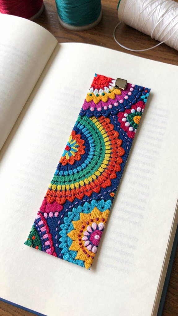 magnetic bookmarks with interfacing