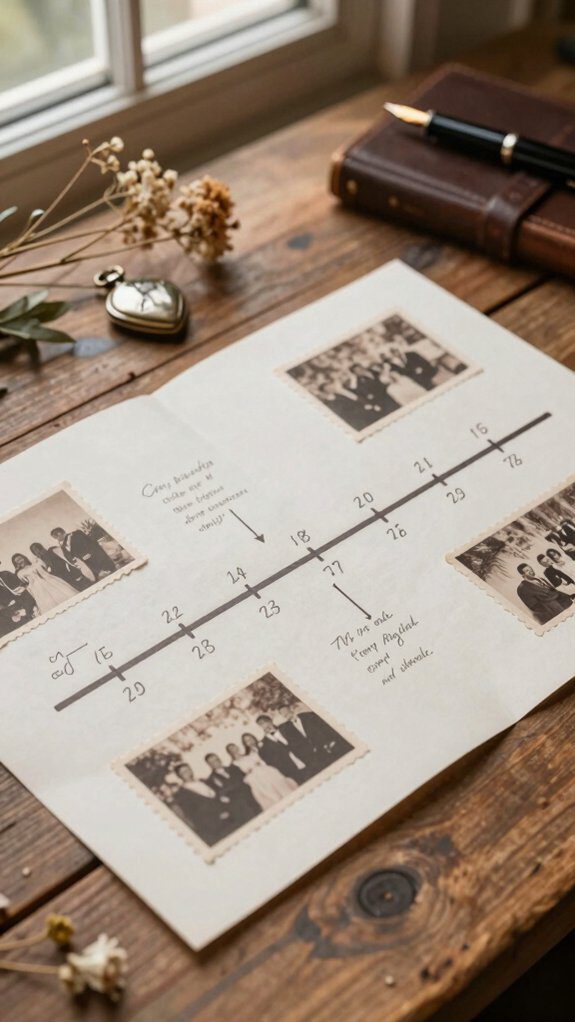 meaningful timeline memory print