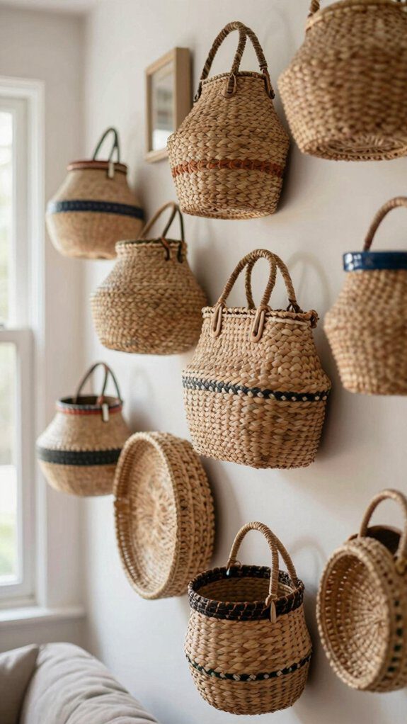 painted thrifted basket gallery