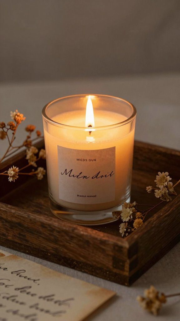 personalized memory candle gift