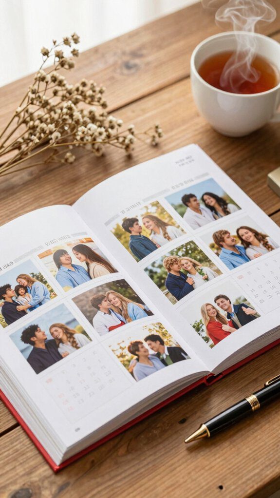 personalized photo calendar gift