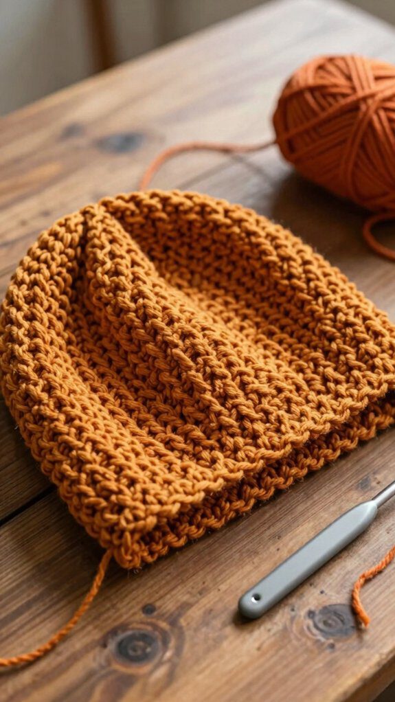 quick cozy crochet beanie