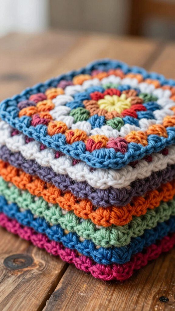 quick easy granny squares