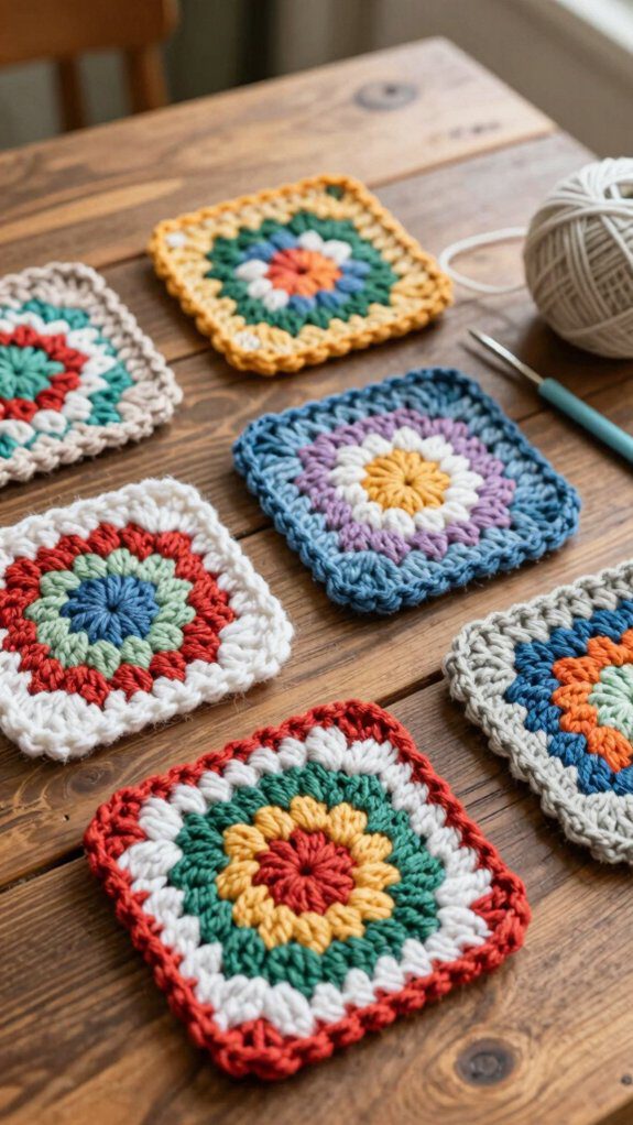quick fun crochet coasters