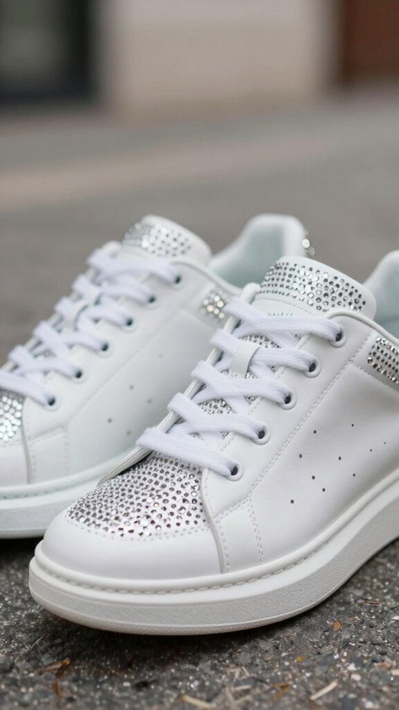 rhinestone sneaker customization tips