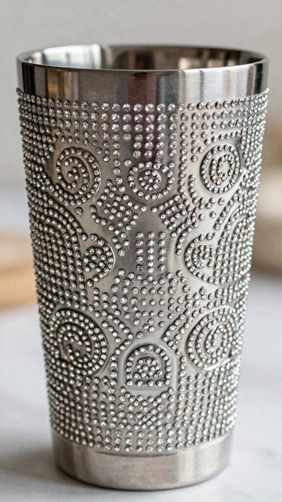 rhinestone tumbler decoration techniques