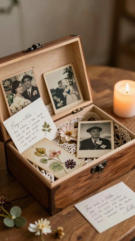 sentimental photo memory box