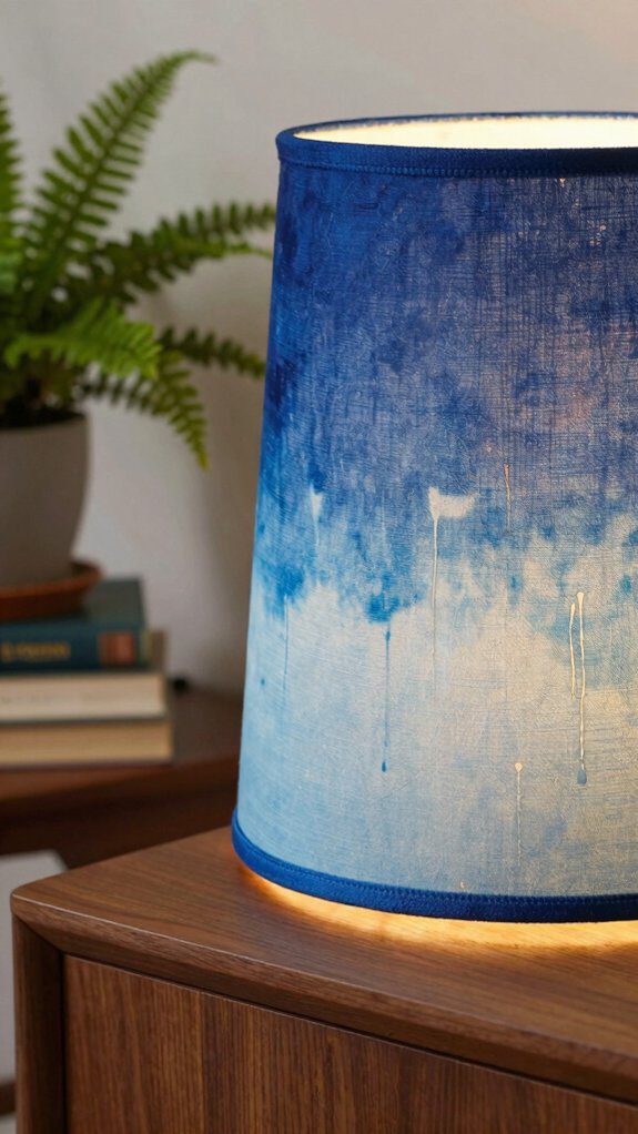 soft dip dyed ombre lampshade
