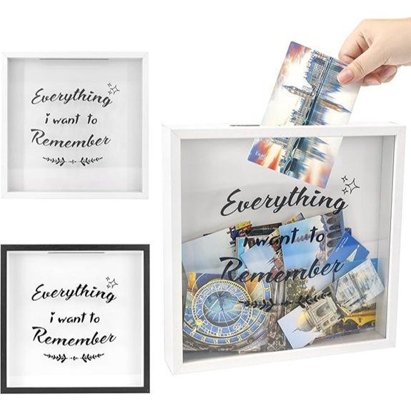twelve item travel keepsake display