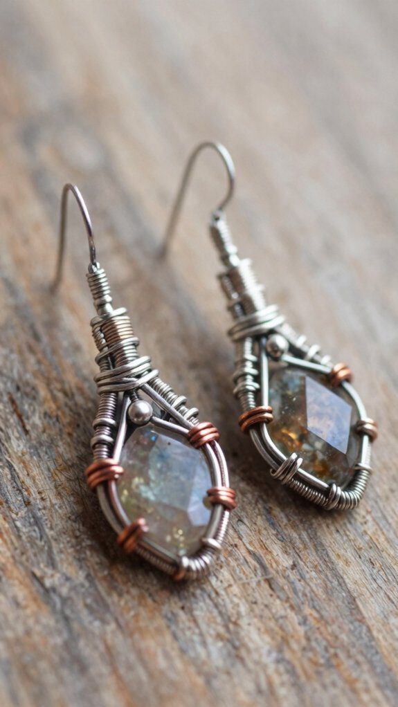 wire wrapping earring techniques