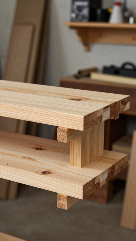 2x4 garage shelf build