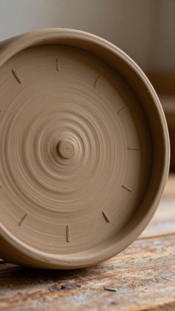 air dry clay custom clock
