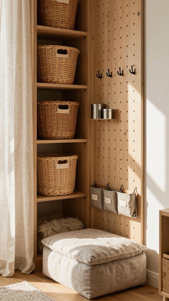 avoid overcrowding small spaces