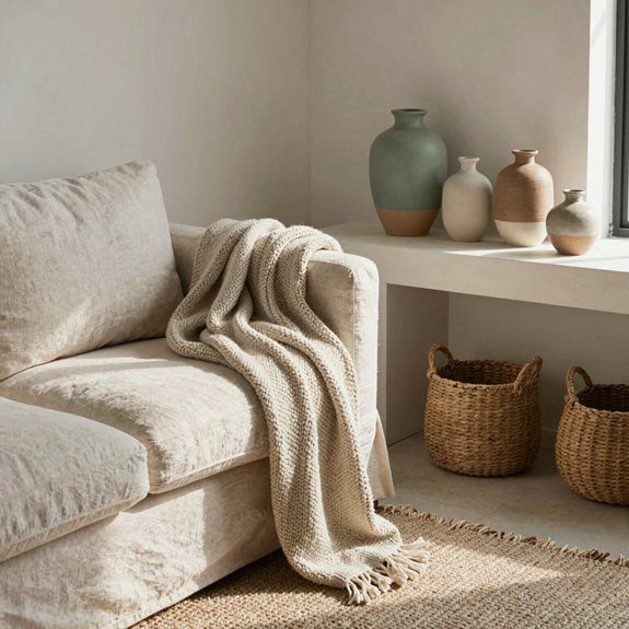 calm neutrals bold accent repeat