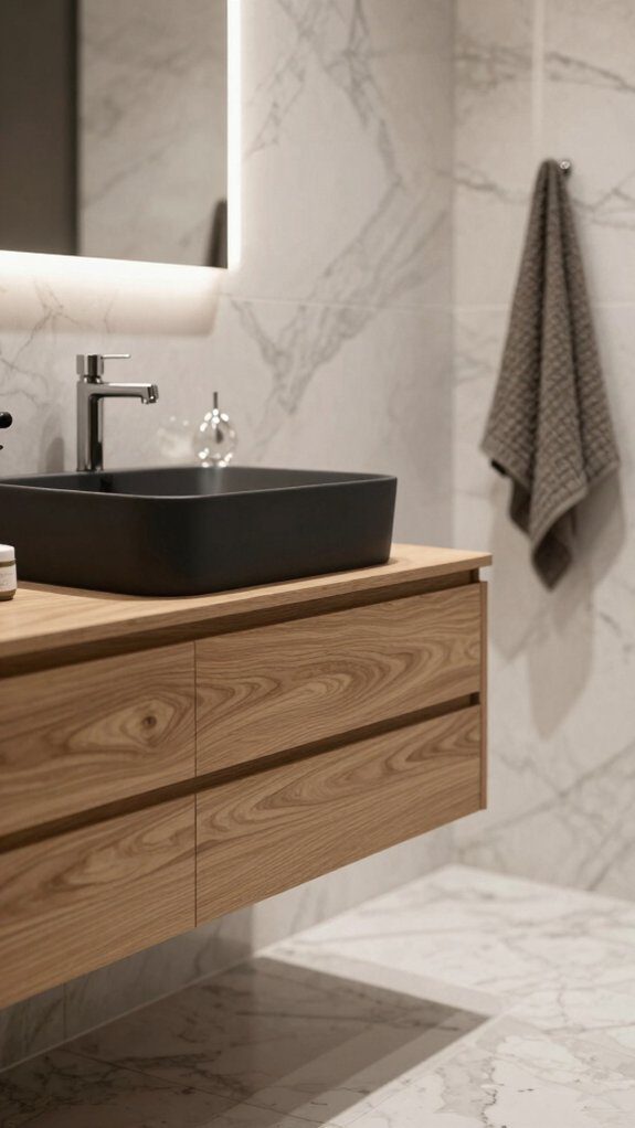 compact vanity maximizes storage